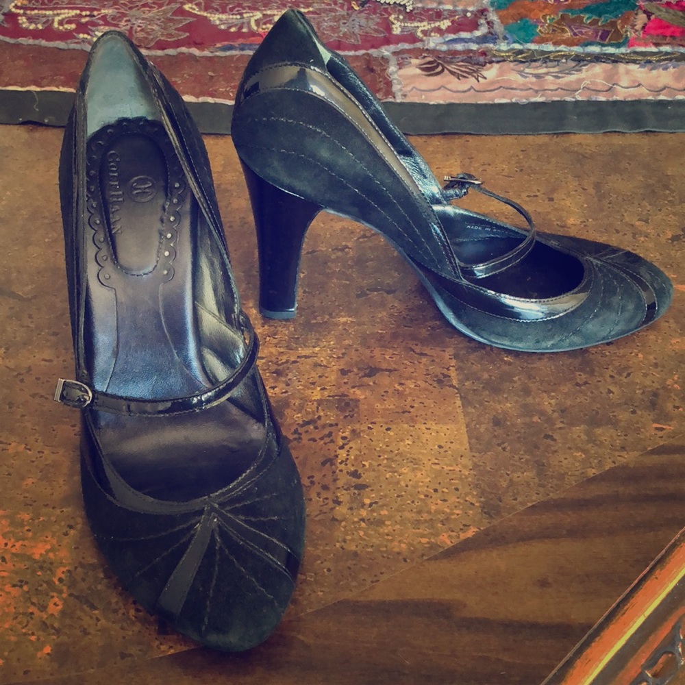 Cole Haan vintage suede Mary Jane pump 7